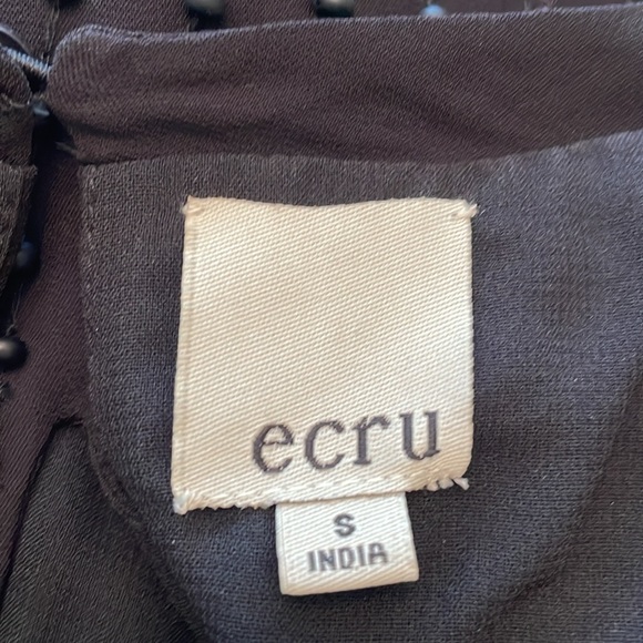 Ecru Beaded evening top - Picture 4 of 6